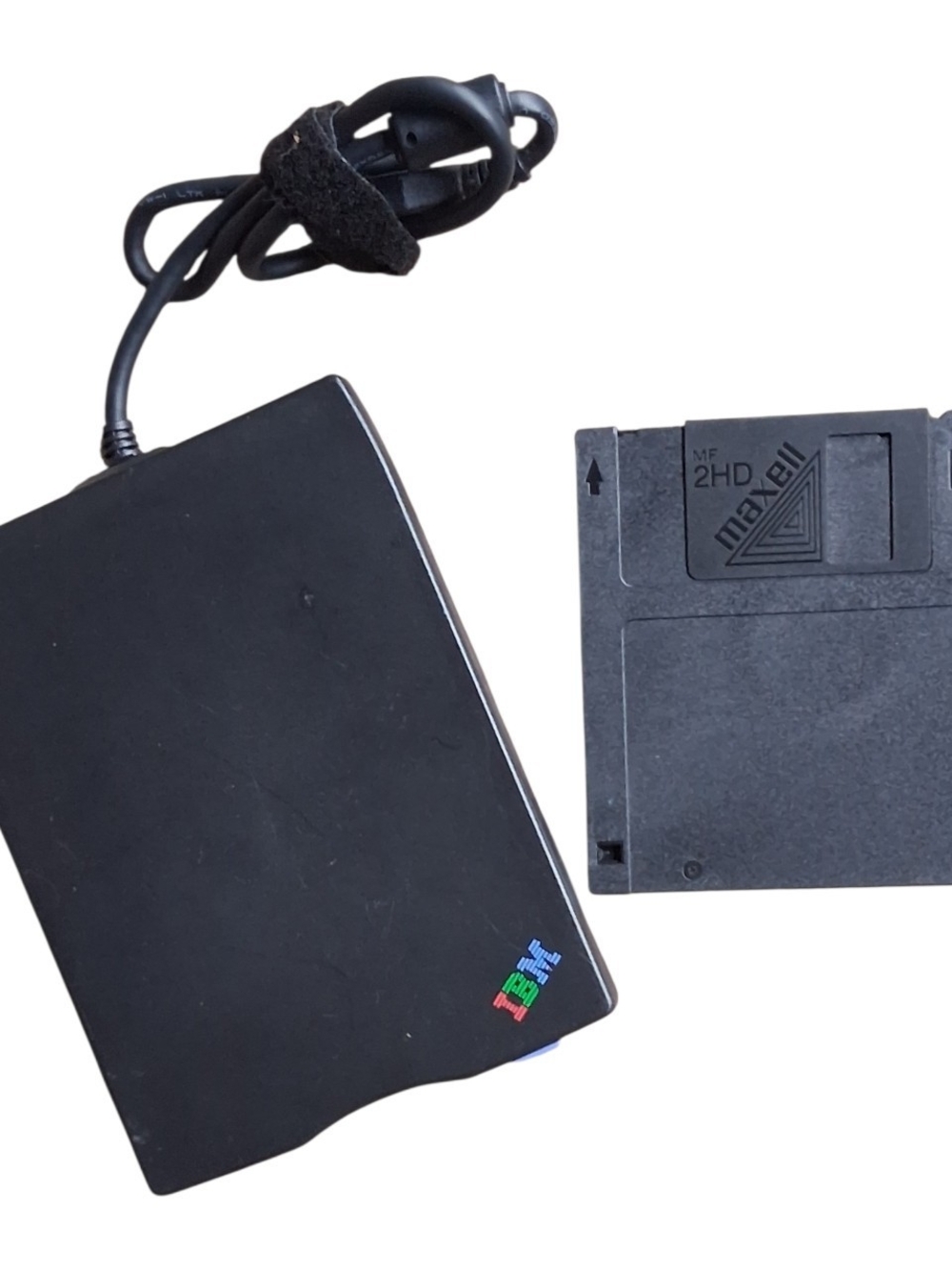 Vintage IBM USB Portable 3.5" Floppy Disk Drive (Model FD-05PUB) Tested